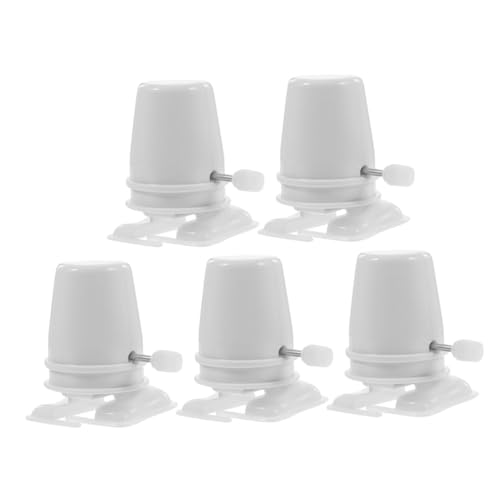 TOYANDONA 5St Uhrwerk-Gehwerk Hand Handgemachte DIY Spielzeugteile DIY Tonroboter-Set Spielzeugautos Ton-Kit Spielzeugzubehör DIY Bastelzubehör Plastik Grey von TOYANDONA