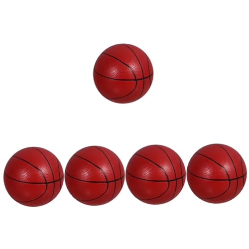 TOYANDONA 5St Vinyl-Basketball Kinderspielzeug spaß Geschenk für neujahr federnde Bälle pädagogischer Springball Hüpfball für Kinder Leicht Kinderball Handball Hüpfender Ball Flummi PVC von TOYANDONA