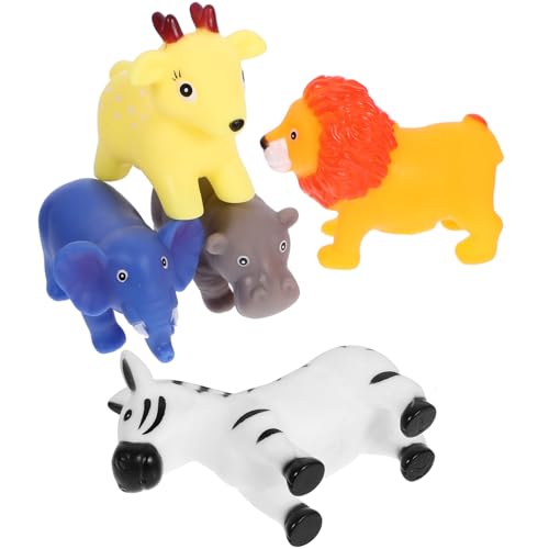 TOYANDONA 5Stücke Badespielzeug Für Junge Mädchen Wasserspielzeug Für Duschspielzeug Interaktive Tierformen Hygienisches Design Für Badewanne Pool von TOYANDONA