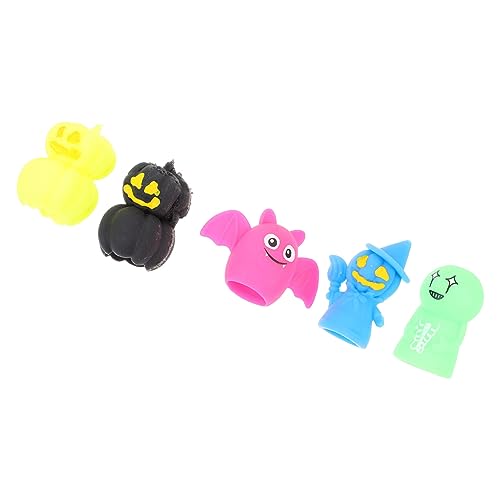 TOYANDONA 5Stücke Halloween Fingerpuppen Handpuppen für Interaktive Stifthüllen für Party Schule und Designs und Kreative Spielmöglichkeiten TOYANDONA 5Stücke Halloween Fingerpuppen Handpuppen für Interaktive Stifthüllen für Party Schule und Designs und Kreative Spielmöglichkeiten von TOYANDONA
