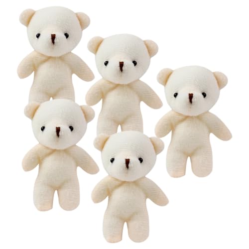 TOYANDONA 5er Set Mini Bär üschtiere üße Kleine Bären Puppen Als Hochzeitsgeschenk Partygeschenke Oder Für Dekorationen Perfekt Für Und Sammler von TOYANDONA