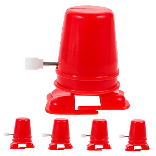 TOYANDONA 5st Farbige Gehbewegung Zum Aufziehen Laufendes Aufziehen Roboterteil Tonherstellungsbewegung Bewegungsspielzeug Ton-bastelzubehör Uhrwerk Rad Rot Plastik TOYANDONA 5st Farbige Gehbewegung Zum Aufziehen Laufendes Aufziehen Roboterteil Tonherstellungsbewegung Bewegungsspielzeug Ton-bastelzubehör Uhrwerk Rad Rot Plastik von TOYANDONA