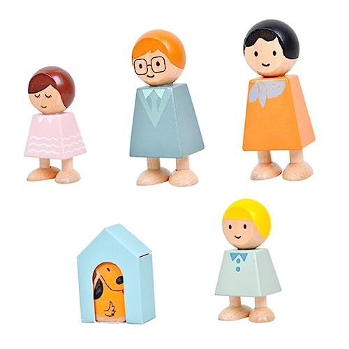 TOYANDONA 5st Figuren Bausteine Holzblöcke Zeichenblöcke Familiäre Beziehungsblockaden Bausteine Hölzern TOYANDONA 5st Figuren Bausteine Holzblöcke Zeichenblöcke Familiäre Beziehungsblockaden Bausteine Hölzern von TOYANDONA