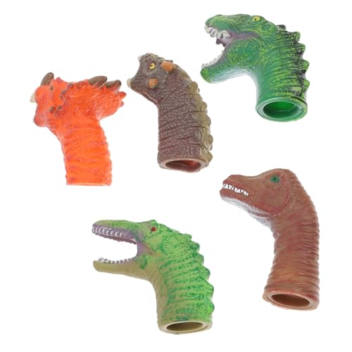 TOYANDONA 5st Handpuppenspielzeug Dinosaurier-Puppe Handdinosaurierpuppen Daumen Fingerpuppe Fingerpuppe Für Für Im Vorschulalter Plastik TOYANDONA 5st Handpuppenspielzeug Dinosaurier-Puppe Handdinosaurierpuppen Daumen Fingerpuppe Fingerpuppe Für Für Im Vorschulalter Plastik von TOYANDONA
