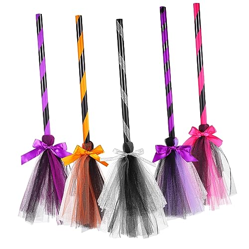 TOYANDONA 5st Hexenbesen Kessel Hexengebräu Halloween-hüte Halloween-hexenkostüm Zauberer Besenstiel Fliegende Halloween Hexenhut Und Besen Halloween-kostüm Für Tür Fee Plastik TOYANDONA 5st Hexenbesen Kessel Hexengebräu Halloween-hüte Halloween-hexenkostüm Zauberer Besenstiel Fliegende Halloween Hexenhut Und Besen Halloween-kostüm Für Tür Fee Plastik von TOYANDONA