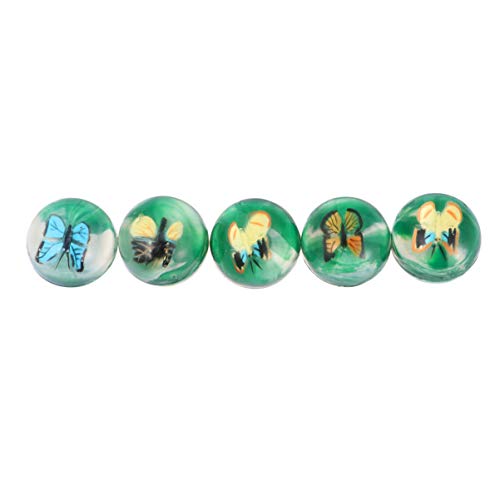 TOYANDONA 5st Lernspielzeug Für Gummiball Springender Ball Green TOYANDONA 5st Lernspielzeug Für Gummiball Springender Ball Green von TOYANDONA
