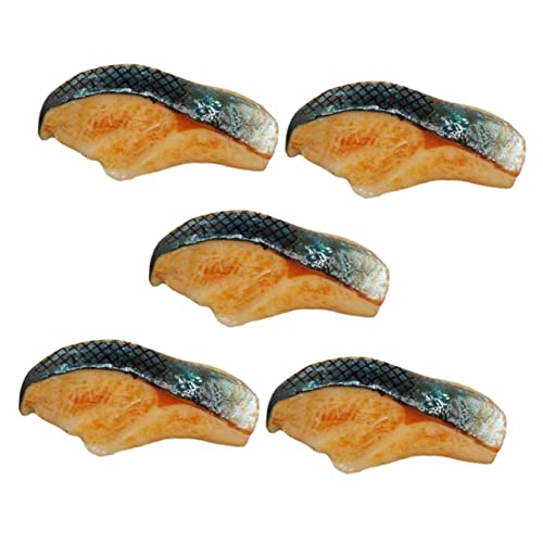 TOYANDONA 5st Nachgemachte Fischnuggets Spielnahrung Für Die Kinderküche Probieren Realistisches Künstliches Fleisch Essensrequisiten Für Die Fotografie Essen PVC TOYANDONA 5st Nachgemachte Fischnuggets Spielnahrung Für Die Kinderküche Probieren Realistisches Künstliches Fleisch Essensrequisiten Für Die Fotografie Essen PVC von TOYANDONA