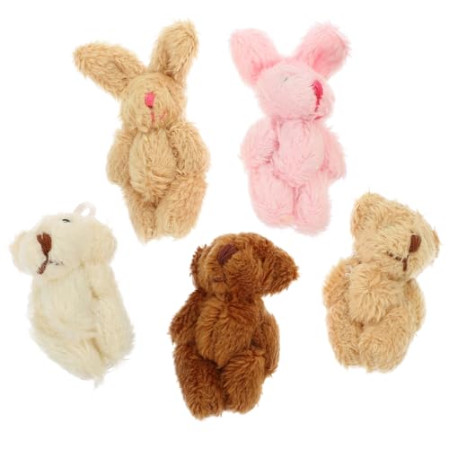 TOYANDONA 5 Stück Miniatur-plüschbären Und Puppen Puppenhaus-miniaturen Detaillierte Dekorative Ornamente Für Jungen Und Mädchen TOYANDONA 5 Stück Miniatur-plüschbären Und Puppen Puppenhaus-miniaturen Detaillierte Dekorative Ornamente Für Jungen Und Mädchen von TOYANDONA