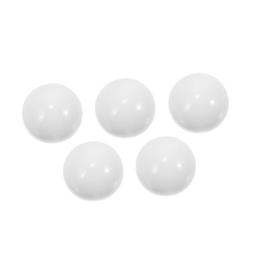 TOYANDONA 5st Roulette-perlen Roulettekugeln Aus Acryl Roulette-Party-Requisiten Stangenradperlen Roulette-spielbälle Acryl-Roulette-Marker Roulettekugeln, Pillen Weiß Haushalt Ball von TOYANDONA