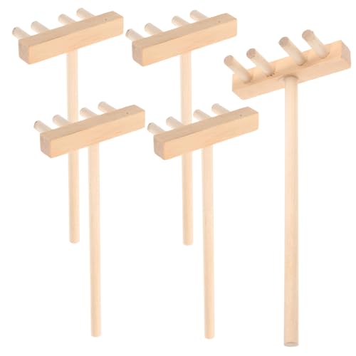 TOYANDONA 5st Sandrechen Mini-rechenwerkzeug Kleiner Rechen Für Sandspielzeug Mikro-landschaftsrechen Bürodekoration Rechenwerkzeugdekoration Sandtisch Minirechen Miniaturbausätze Holz TOYANDONA 5st Sandrechen Mini-rechenwerkzeug Kleiner Rechen Für Sandspielzeug Mikro-landschaftsrechen Bürodekoration Rechenwerkzeugdekoration Sandtisch Minirechen Miniaturbausätze Holz von TOYANDONA