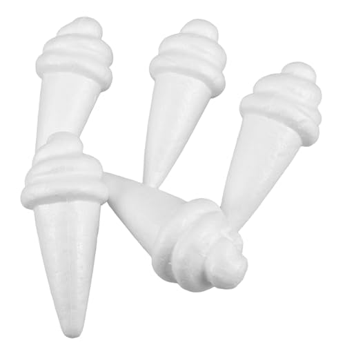 TOYANDONA 5st Schaumeismodell Falsches Gefälschtes Essen Bastelschaum Eiscreme-Foto-Requisiten Blumenschaum Modell Einer Eistüte Schaumstoffmodell Eiscreme-weihnachtsschmuck Weiß TOYANDONA 5st Schaumeismodell Falsches Gefälschtes Essen Bastelschaum Eiscreme-Foto-Requisiten Blumenschaum Modell Einer Eistüte Schaumstoffmodell Eiscreme-weihnachtsschmuck Weiß von TOYANDONA