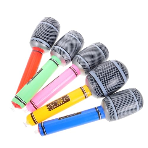 TOYANDONA 5st Simulationsmikrofon Kinderspielzeug Partygeschenke Für Kleinkinder Mikrofon Kostüm Spielmikrofon Für -mikrofon- Aufblasbares Cosplay-mikrofon Pvc TOYANDONA 5st Simulationsmikrofon Kinderspielzeug Partygeschenke Für Kleinkinder Mikrofon Kostüm Spielmikrofon Für -mikrofon- Aufblasbares Cosplay-mikrofon Pvc von TOYANDONA