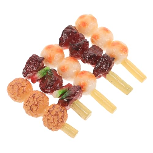 TOYANDONA 5st Simulierte Grillspieße Grillen Grill Mini-Lebensmittel Realistisches Essen Grill Gefälschtes Grillfleisch Gefälschtes Essen PVC TOYANDONA 5st Simulierte Grillspieße Grillen Grill Mini-Lebensmittel Realistisches Essen Grill Gefälschtes Grillfleisch Gefälschtes Essen PVC von TOYANDONA