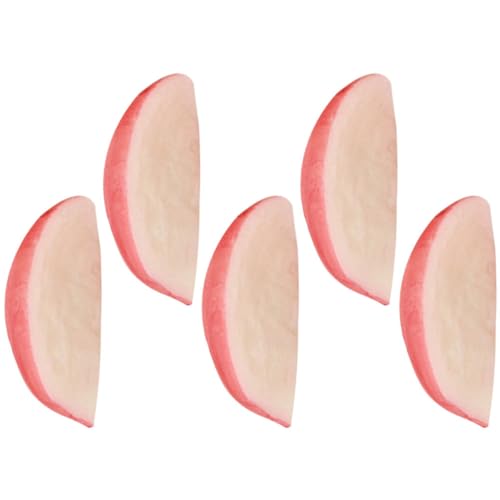 TOYANDONA 5st Simulierte Radieschenwürfel Dekorativer Rettich Lebensechte Rettichmodelle Requisiten Präsentieren Gefälschter Gemüsebrokkoli Simulation Gefälschter Rettichmodelle Rosa PVC TOYANDONA 5st Simulierte Radieschenwürfel Dekorativer Rettich Lebensechte Rettichmodelle Requisiten Präsentieren Gefälschter Gemüsebrokkoli Simulation Gefälschter Rettichmodelle Rosa PVC von TOYANDONA