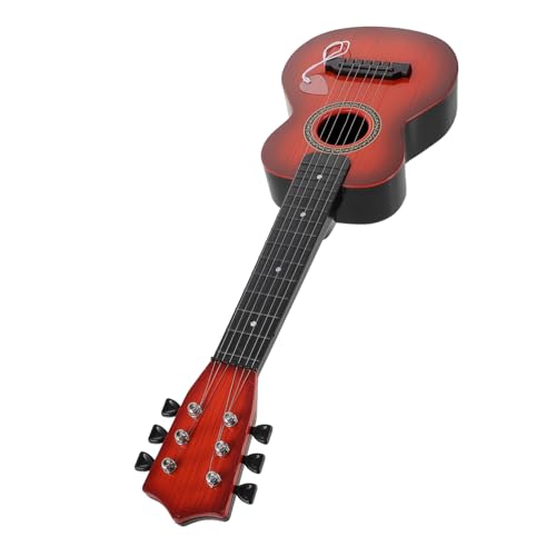 TOYANDONA 6 Mini-Akustikgitarre Folk-Akustikgitarre Gitarre aus Naturholz Klassische Ukulele Spielzeuge Gitarren Mini-Instrument-Spielzeug pädagogische Gitarre Mädchen Musikinstrument Baby von TOYANDONA