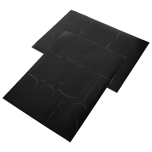 TOYANDONA 6 Bögen Buchstabenaufkleber Laptopaufkleber Wasserfeste Aufkleber Für Wasserflaschen Nagelaufkleber Wasserflaschenetiketten Aufkleber Für Wasserflaschen Scrapbook Buchstaben von TOYANDONA