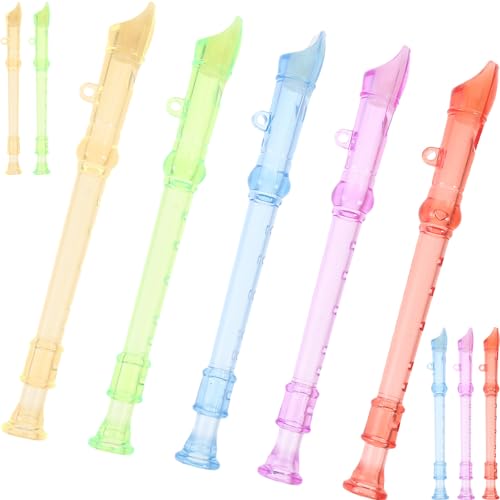 TOYANDONA 6-Loch-flötenset Für Kinder – 10-teiliges Mini-flötenset Aus Kunststoff Pädagogisches Musikspielzeug Für Kinder Kompakt Und Tragbar TOYANDONA 6-Loch-flötenset Für Kinder – 10-teiliges Mini-flötenset Aus Kunststoff Pädagogisches Musikspielzeug Für Kinder Kompakt Und Tragbar von TOYANDONA
