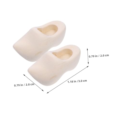 TOYANDONA 6 Paare Mini Holzschuhe Unbemalte Holzpüppchenschuhe Niederländische Clogs DIY Basteln Miniatur Puppenhaus Deko Zubehör für Miniaturlandschaften TOYANDONA 6 Paare Mini Holzschuhe Unbemalte Holzpüppchenschuhe Niederländische Clogs DIY Basteln Miniatur Puppenhaus Deko Zubehör für Miniaturlandschaften von TOYANDONA