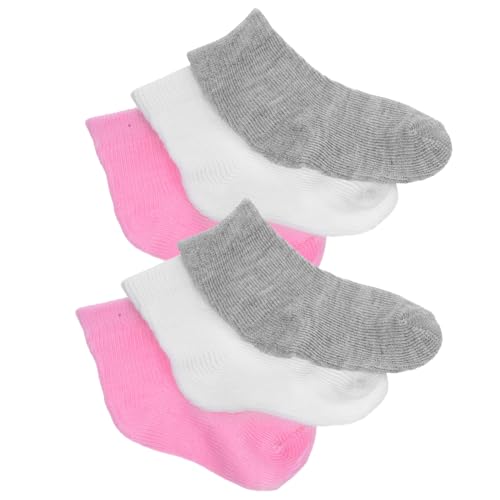TOYANDONA 6 Paare Mini Puppensocken Babypuppen Zubehör Nahtlose Baumwollsocken in Weiß für Puppenkleidung und Kostümzubehör TOYANDONA 6 Paare Mini Puppensocken Babypuppen Zubehör Nahtlose Baumwollsocken in Weiß für Puppenkleidung und Kostümzubehör von TOYANDONA