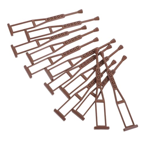 TOYANDONA 6 Paare Teiliges Miniatur Spielzeugset mit Gehhilfen für Puppenhäuser Realistische Krücken für Rollenspiele Dekoration für Miniaturen von TOYANDONA