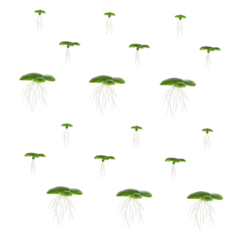 TOYANDONA 6er-Pack Schwimmende Wasserlinsen Für Wasserdekor Teich-Simulation Aquariumpflanze Mit Wurzeln Realistische Künstliche Wasserpflanzen Für Aquarien TOYANDONA 6er-Pack Schwimmende Wasserlinsen Für Wasserdekor Teich-Simulation Aquariumpflanze Mit Wurzeln Realistische Künstliche Wasserpflanzen Für Aquarien von TOYANDONA