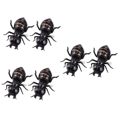 TOYANDONA 6 STK Ant Novelty Scary Tricky Toy Halloween Party gehende Uhrwerkspielzeuge Kinderspielzeug Modelle ferngesteuerte Spinne Ameisen-Modell Laufendes Spielzeug zum Aufziehen Tier von TOYANDONA