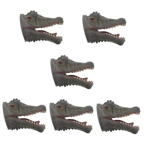 TOYANDONA 6 STK Dinosaurier-Marionetten-Handschuhe kinderspielzeug dartscheibe Kinder Cosplay Handpuppe Tier weiches Gummi von TOYANDONA