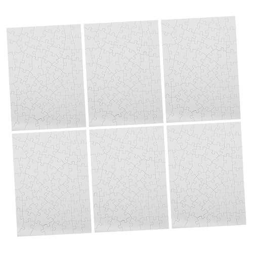 TOYANDONA 6 Sätze Blanko Sublimationspuzzle für DIY Bastelset mit Einzigartigen Heat Transfer Puzzle Fördert Kreativität und Problemlösung zum Selbstgestalten TOYANDONA 6 Sätze Blanko Sublimationspuzzle für DIY Bastelset mit Einzigartigen Heat Transfer Puzzle Fördert Kreativität und Problemlösung zum Selbstgestalten von TOYANDONA