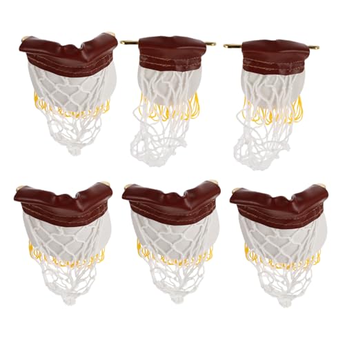 TOYANDONA 6 Sätze Teiliges Set Mini Billardtisch Netztaschen Pool Table Pocket Ersatz mit Kleinem Eisen Ecknetz Praktische Ballaufnahme Robustes Billardzubehör für Heim Billardtische TOYANDONA 6 Sätze Teiliges Set Mini Billardtisch Netztaschen Pool Table Pocket Ersatz mit Kleinem Eisen Ecknetz Praktische Ballaufnahme Robustes Billardzubehör für Heim Billardtische von TOYANDONA