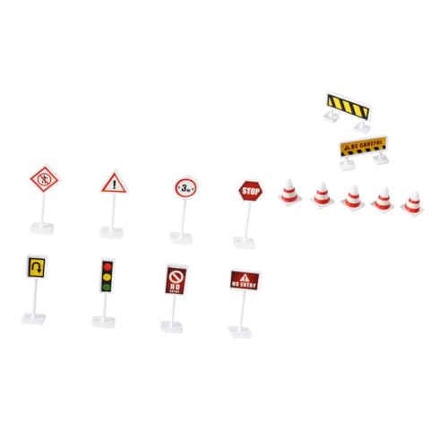 TOYANDONA 6 Sätze Teiliges Verkehrsschilder Lernspielzeug für Simulation von Straßenverkehrszeichen aus Sicherem Material für Eltern Interaktion und Kreative Spielwelten TOYANDONA 6 Sätze Teiliges Verkehrsschilder Lernspielzeug für Simulation von Straßenverkehrszeichen aus Sicherem Material für Eltern Interaktion und Kreative Spielwelten von TOYANDONA