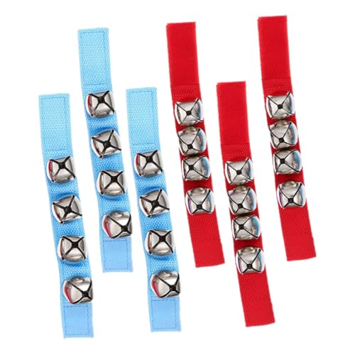 TOYANDONA 6 Stck. Teiliges Musikspielzeug Handgelenk Glöckchen Verstellbare Babyschellen Pädagogische Handglocken für Tanz Frühe Bildung Party Langlebiges Sicheres Material Klangvolle von TOYANDONA
