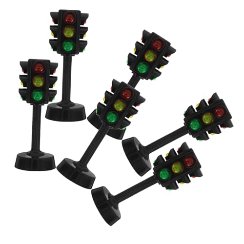 TOYANDONA 6 Stück Ampelspielzeug Verkehrszeichen Für Ampel -ampel-Spiel Im Freien Für Bahnübergänge Zum Bahnübergang Stopplicht Black Abs TOYANDONA 6 Stück Ampelspielzeug Verkehrszeichen Für Ampel -ampel-Spiel Im Freien Für Bahnübergänge Zum Bahnübergang Stopplicht Black Abs von TOYANDONA