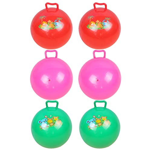 TOYANDONA 6 Stück Ballspielzeug Für Für Draußen Cartoon-Muster-Hopping-Ball Sprungball Springender Ball Aufblasbare Bälle Hüpfen Mit Dem Ball Plastik Zufällige Farbe TOYANDONA 6 Stück Ballspielzeug Für Für Draußen Cartoon-Muster-Hopping-Ball Sprungball Springender Ball Aufblasbare Bälle Hüpfen Mit Dem Ball Plastik Zufällige Farbe von TOYANDONA