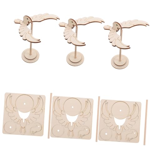 TOYANDONA 6 Stück DIY Holz Bastelset für Motorik und Kreativität Eagle Lernspielzeug für Geduld und Problemlösungsfähigkeiten TOYANDONA 6 Stück DIY Holz Bastelset für Motorik und Kreativität Eagle Lernspielzeug für Geduld und Problemlösungsfähigkeiten von TOYANDONA