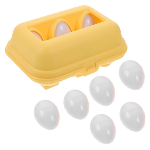 TOYANDONA 6 Stücke Baby Spielzeug Pädagogisches Eier Spielzeug Passendes Spielzeug Für Form Anerkennung Und Erkenntnis von TOYANDONA