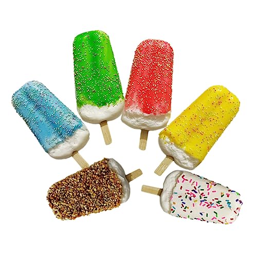 TOYANDONA 6 Stück Eiscreme-imitationsmodelle Fake Für Kinder-Foto-Requisiten Realistische Eisbonbons Für Die Heimdekoration Von Geburtstagsfeiern TOYANDONA 6 Stück Eiscreme-imitationsmodelle Fake Für Kinder-Foto-Requisiten Realistische Eisbonbons Für Die Heimdekoration Von Geburtstagsfeiern von TOYANDONA