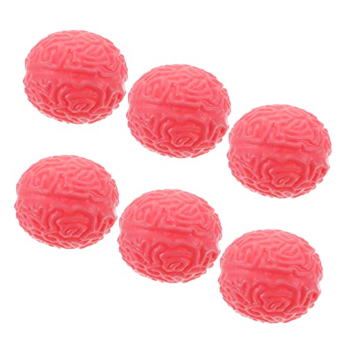 TOYANDONA 6stücke Quetschspielzeug Gehirn Realistische Halloween Deko Stressabbau Und Entspannungsspielzeug Für Partys Horror-Requisiten Und Kindergeburtstage TOYANDONA 6stücke Quetschspielzeug Gehirn Realistische Halloween Deko Stressabbau Und Entspannungsspielzeug Für Partys Horror-Requisiten Und Kindergeburtstage von TOYANDONA