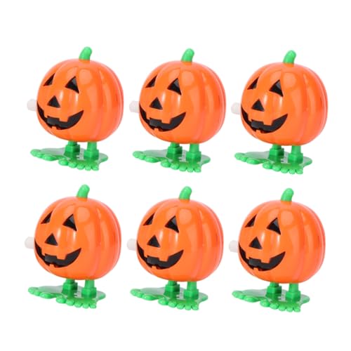 TOYANDONA 6 Stück Halloween Aufziehspielzeug Lustiges Kürbis für Lernspielzeug und Dekoration für Partys und Zuhause TOYANDONA 6 Stück Halloween Aufziehspielzeug Lustiges Kürbis für Lernspielzeug und Dekoration für Partys und Zuhause von TOYANDONA