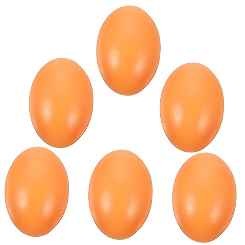 TOYANDONA 6 Stück Holzeier Künstliche Eier Requisiten Dekorative Simulationseier Holzhandwerk Für Party Eier Für Eier Party Ei Dekorationen Holz Ei Für TOYANDONA 6 Stück Holzeier Künstliche Eier Requisiten Dekorative Simulationseier Holzhandwerk Für Party Eier Für Eier Party Ei Dekorationen Holz Ei Für von TOYANDONA