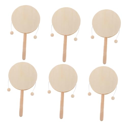 TOYANDONA 6 Stück Holzspielzeug für DIY Bastelbedarf für Kreative Familienaktivitäten und Schulprojekte TOYANDONA 6 Stück Holzspielzeug für DIY Bastelbedarf für Kreative Familienaktivitäten und Schulprojekte von TOYANDONA