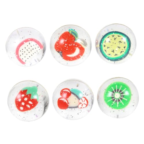 TOYANDONA 6 Stück Hüpfender Ball Prallen Federnd Party Fruchtiger Hüpfball Flummi Fruchtige Hüpfbällchen Hüpfbauer Gummi TOYANDONA 6 Stück Hüpfender Ball Prallen Federnd Party Fruchtiger Hüpfball Flummi Fruchtige Hüpfbällchen Hüpfbauer Gummi von TOYANDONA