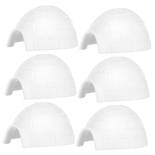 TOYANDONA 6 Stück Iglu Modell Spielzeugfigur Spielzeugwelt Eisberg Spielbratpfanne Wokpfanne Mit Deckel Wandtattoo Puppenhaus Mini Iglu Winterhaus Mikrolandschaft Stofftier TOYANDONA 6 Stück Iglu Modell Spielzeugfigur Spielzeugwelt Eisberg Spielbratpfanne Wokpfanne Mit Deckel Wandtattoo Puppenhaus Mini Iglu Winterhaus Mikrolandschaft Stofftier von TOYANDONA
