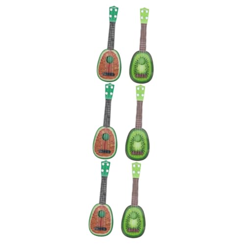 TOYANDONA 6 STK Kinderspielzeug Mini-Gitarrenspielzeug Musikinstrumente für Kleinkinder Spielzeuge Spielzeug für Musikinstrumente Gitarren-Ukulele-Spielzeug Sortiert Spielzeugklavier von TOYANDONA