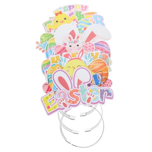 TOYANDONA 6stücke - Stirnbänder Mit Hasen Und Eiermotiven Niedlicher Haarschmuck Für Mädchen Für Osterfeiern Und Familienveranstaltungen von TOYANDONA