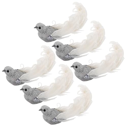 TOYANDONA 6 Stück Künstliche Vögel Vogeldekoration Kleine Vogelfiguren Heimdekoration Simulierte Tiermodelle Vögel Zum Basteln Gefälschte Vögel Vogelornamente Lebensechte TOYANDONA 6 Stück Künstliche Vögel Vogeldekoration Kleine Vogelfiguren Heimdekoration Simulierte Tiermodelle Vögel Zum Basteln Gefälschte Vögel Vogelornamente Lebensechte von TOYANDONA