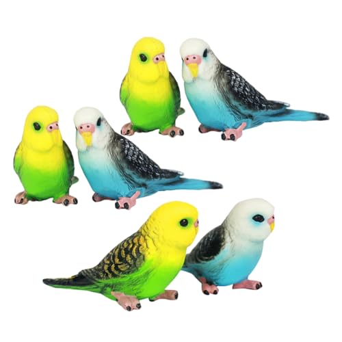 TOYANDONA 6 Stück Künstliche Vogel Figurinen für Garten und Kuchendekoration Langlebig und Kinderfreundlich für Kreative Spielstunden und Lehrreiche Aktivitäten TOYANDONA 6 Stück Künstliche Vogel Figurinen für Garten und Kuchendekoration Langlebig und Kinderfreundlich für Kreative Spielstunden und Lehrreiche Aktivitäten von TOYANDONA