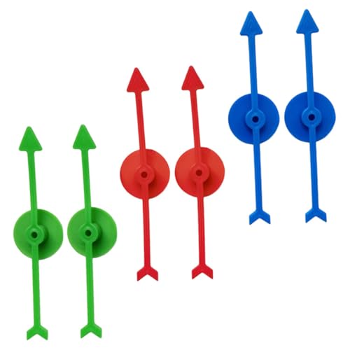 TOYANDONA 6 Stück Kunststoff Pfeile für Brettspiele DIY Spielzeiger in Farben Lange Drehbare Pfeile für Familien Lernspiele Leicht Robust Vielseitig für Party und Unterricht TOYANDONA 6 Stück Kunststoff Pfeile für Brettspiele DIY Spielzeiger in Farben Lange Drehbare Pfeile für Familien Lernspiele Leicht Robust Vielseitig für Party und Unterricht von TOYANDONA