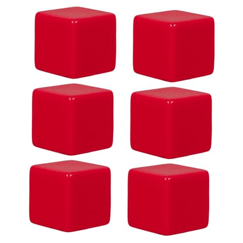TOYANDONA 6 Stück Leere Würfel Mathe -Verknüpfungswürfelspiel Würfel für Brettspiele Taschenwürfel mit Foto DIY-Würfel Bildung, die Spielwürfel spielt knifflige Würfel Trickwürfel Acryl rot TOYANDONA 6 Stück Leere Würfel Mathe -Verknüpfungswürfelspiel Würfel für Brettspiele Taschenwürfel mit Foto DIY-Würfel Bildung, die Spielwürfel spielt knifflige Würfel Trickwürfel Acryl rot von TOYANDONA