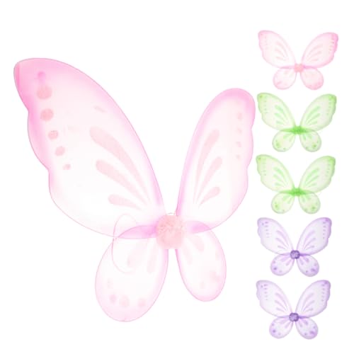 TOYANDONA 6 Stück -Make -up -Flügel Fee Schmetterling Kostüm Mädchen Flügel für Cosplay kleine Flügel Party-Verkleidung Flügel für Flügel Cosplay Ankleiden Nylon TOYANDONA 6 Stück -Make -up -Flügel Fee Schmetterling Kostüm Mädchen Flügel für Cosplay kleine Flügel Party-Verkleidung Flügel für Flügel Cosplay Ankleiden Nylon von TOYANDONA