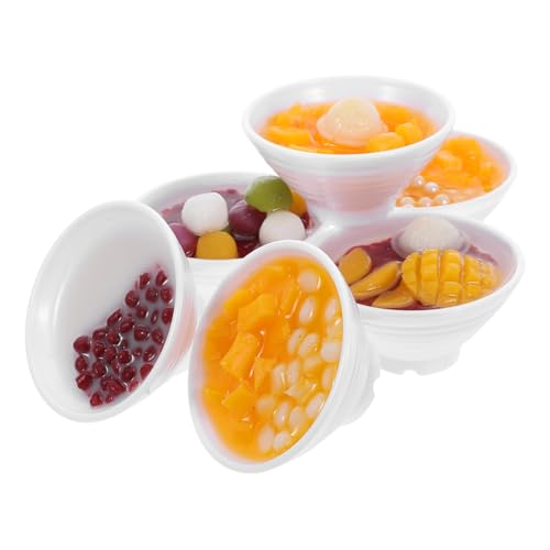 TOYANDONA 6 Stück Mini Dessertschalen Realistische Künstliche Miniatur Lebensmittel Modelle für Fotografie Tischdekoration Puppenhaus Zubehör Vielseitig Verwendbar Platzsparend Leicht TOYANDONA 6 Stück Mini Dessertschalen Realistische Künstliche Miniatur Lebensmittel Modelle für Fotografie Tischdekoration Puppenhaus Zubehör Vielseitig Verwendbar Platzsparend Leicht von TOYANDONA